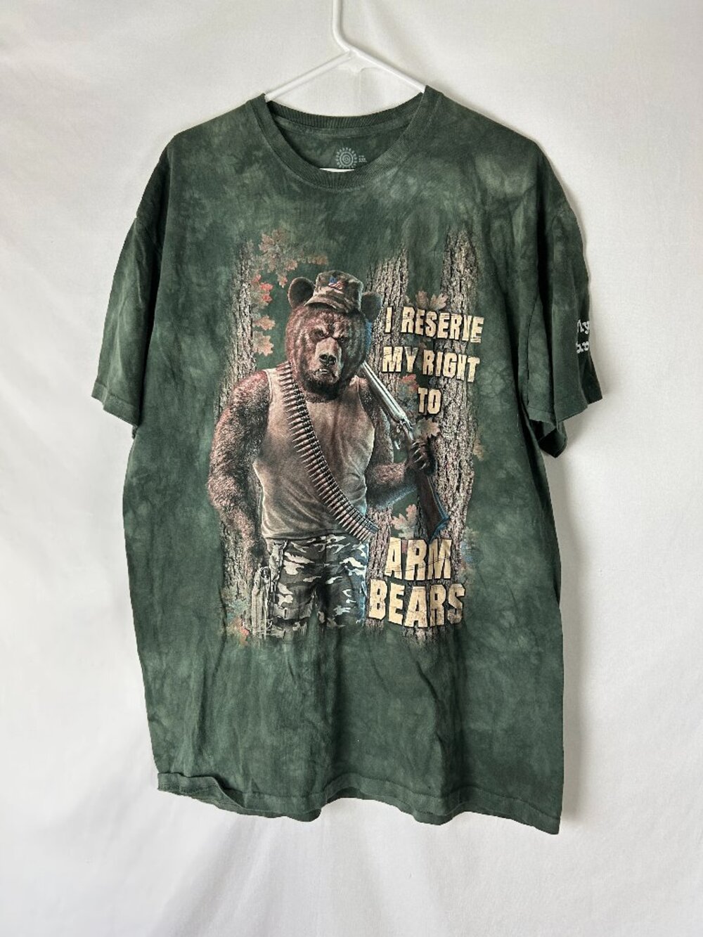 The Mountain Arm Bears Hunting T Shirt 2XL Green